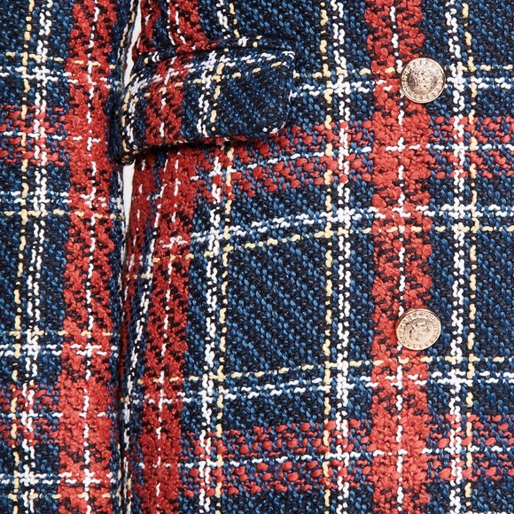 Blank NYC Double Breasted Prep School Plaid Blazer - Picture 4 of 15